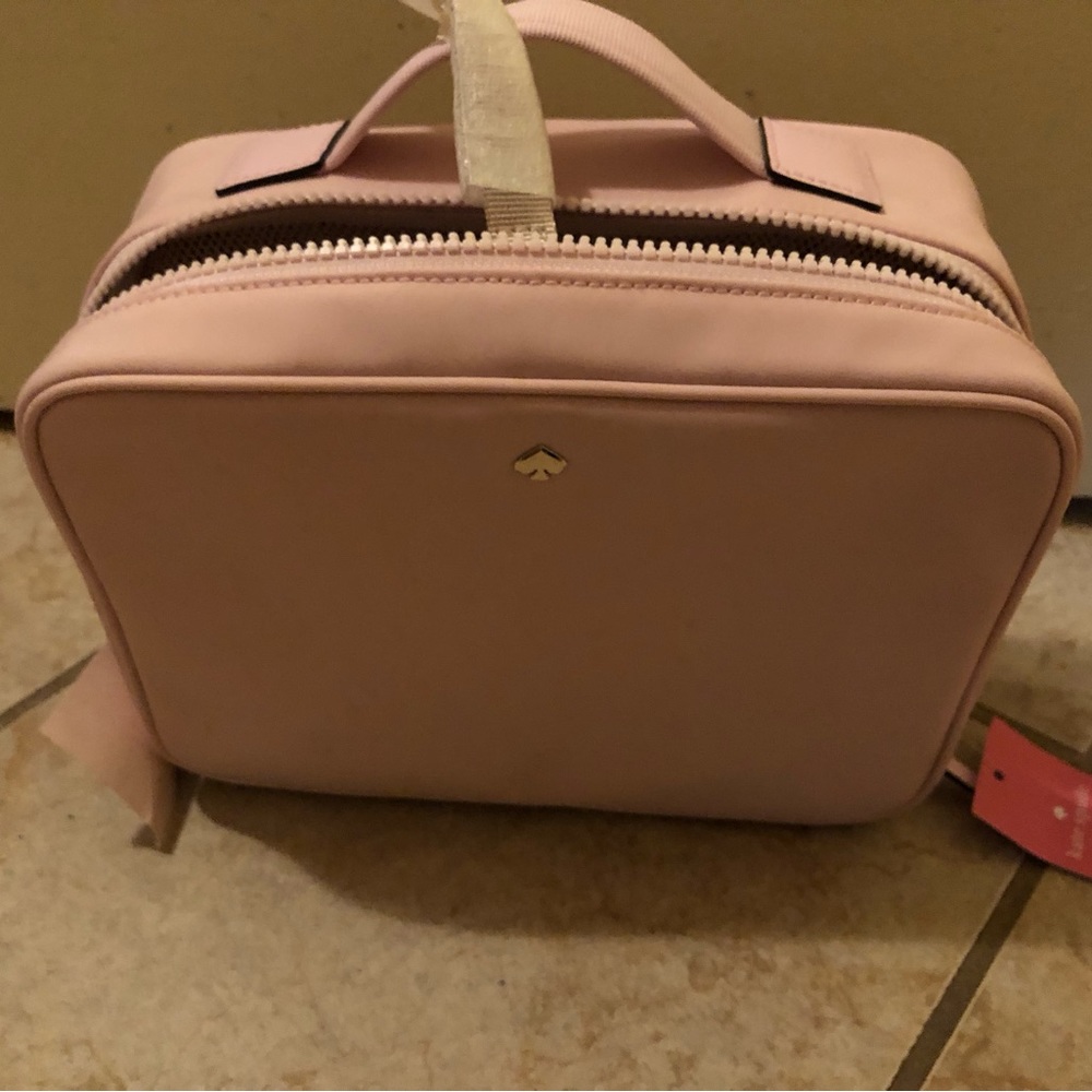 Kate Spade Jae travel cosmetic bag pink new with tags